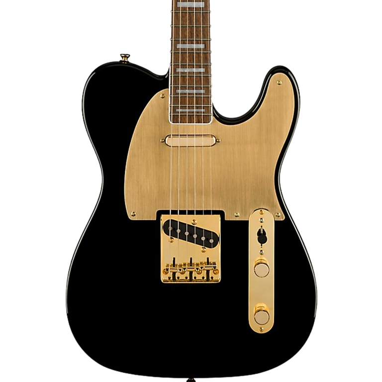 Fender Squier 40th Anniversary Telecaster Gold Edition LRL Black