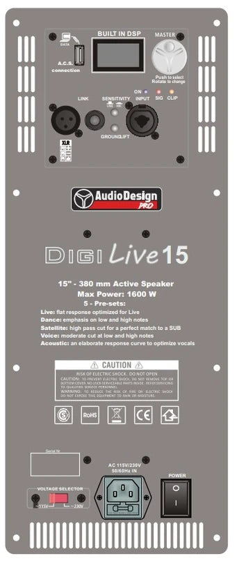 AudioDesign Digi Live 15