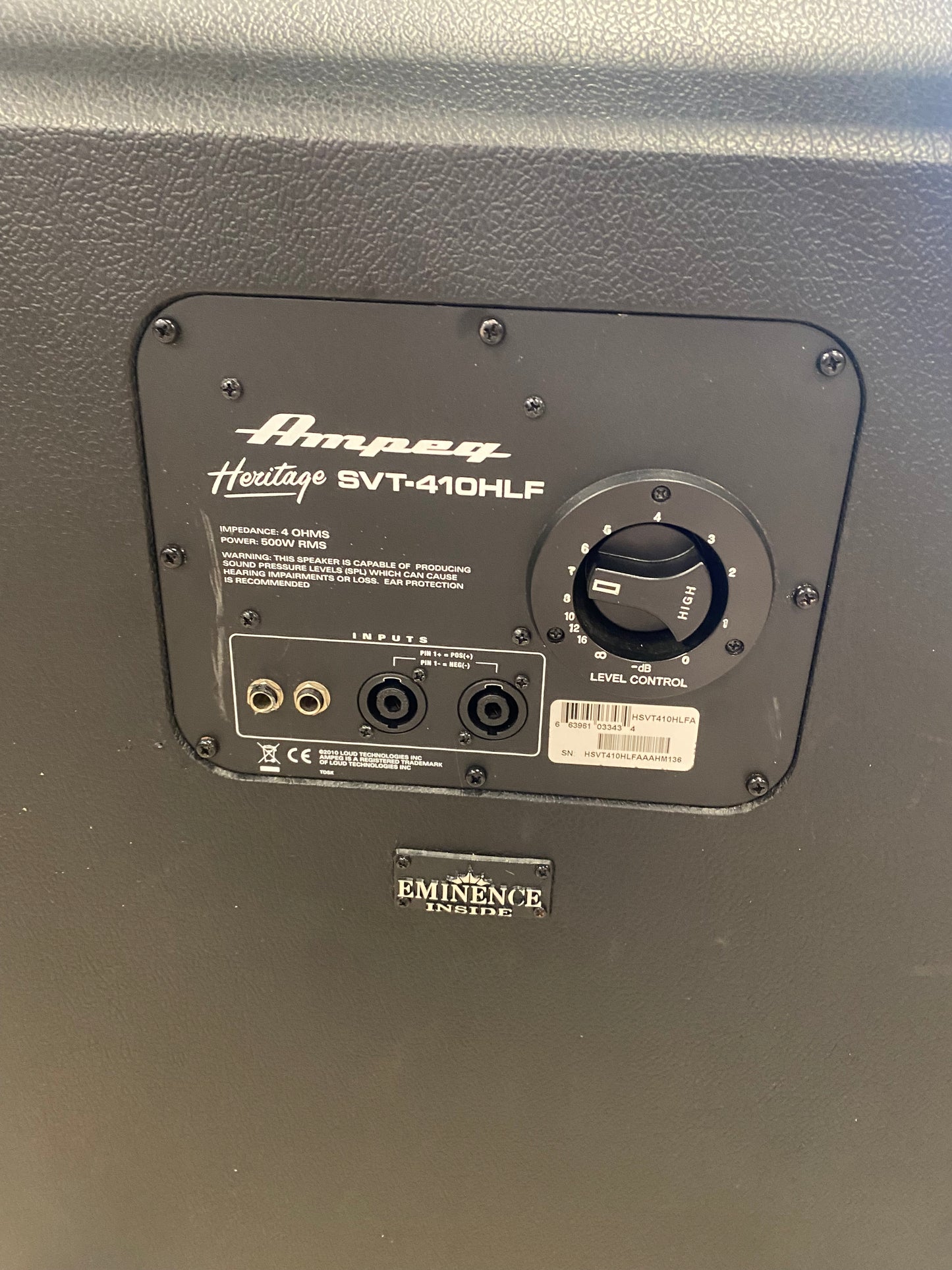 Ampeg SVT-410 HLF - Usato