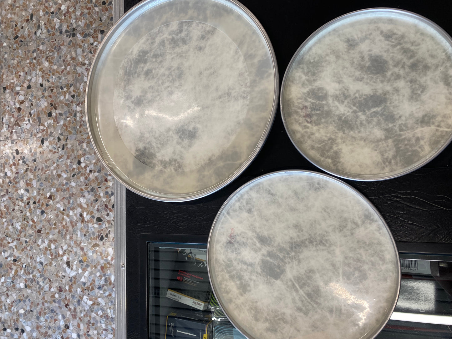 3 PELLI REMO FIBERSKYN DA 12" 14" 18"