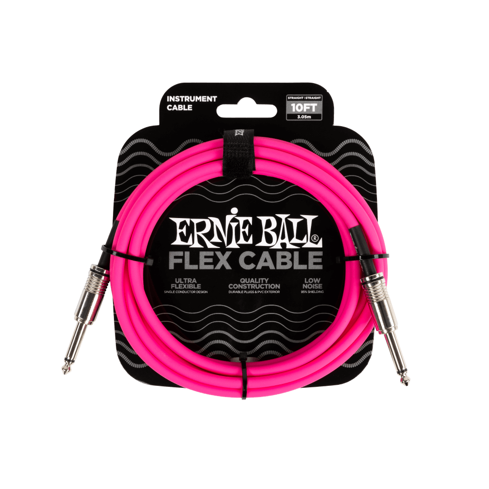 Ernie Ball Cavo Flex Instrument Dritto/Dritto 3m - Vari Colori