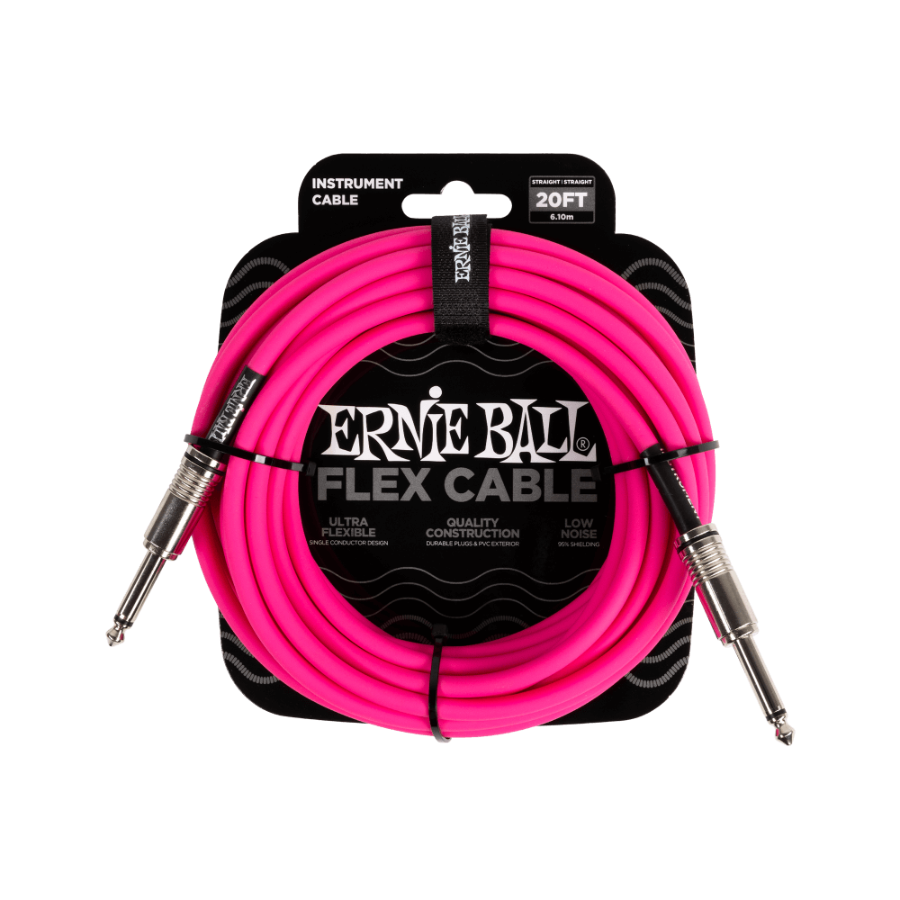 Ernie Ball Cavo Flex Instrument Dritto/Dritto 5m - Vari Colori