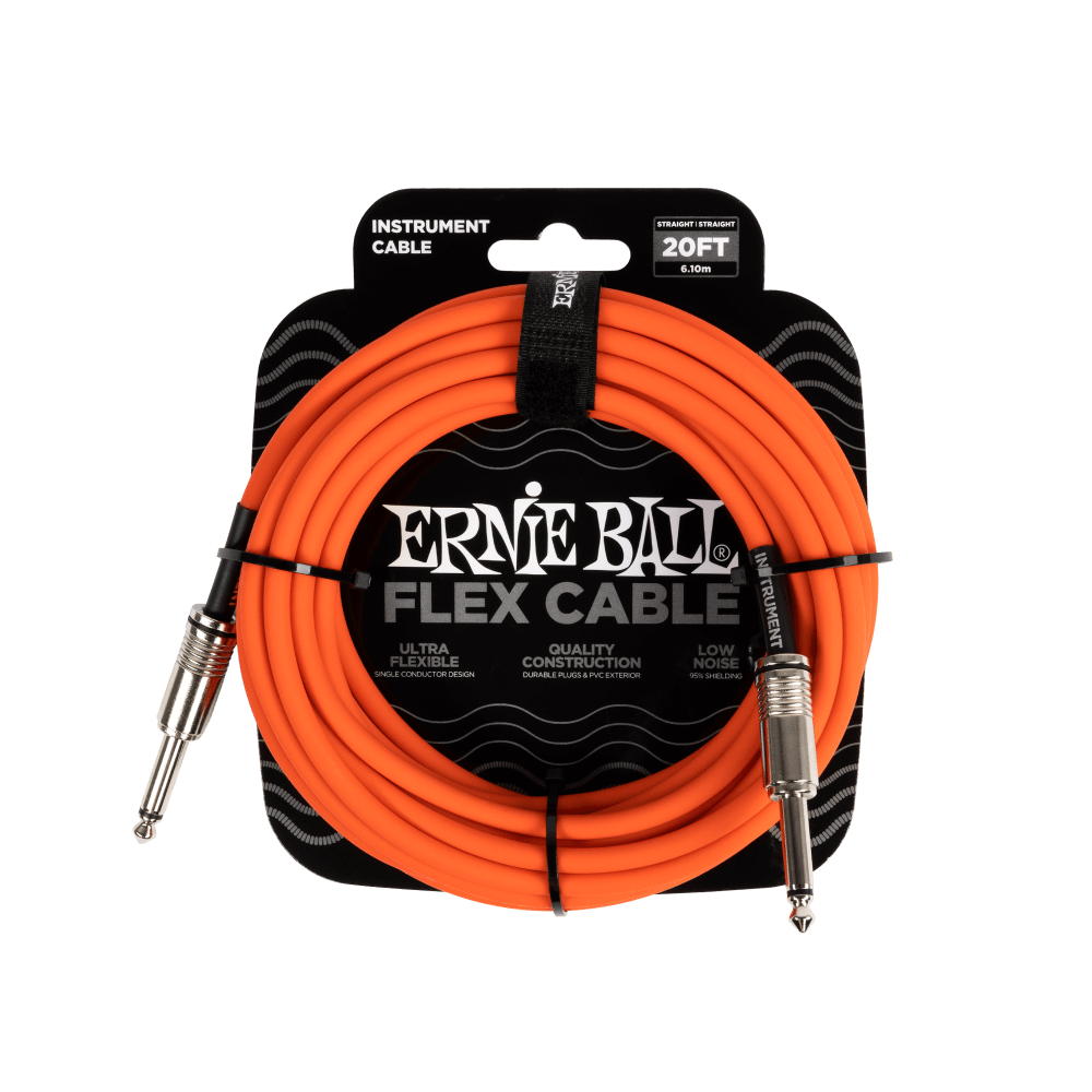 Ernie Ball Cavo Flex Instrument Dritto/Dritto 5m - Vari Colori