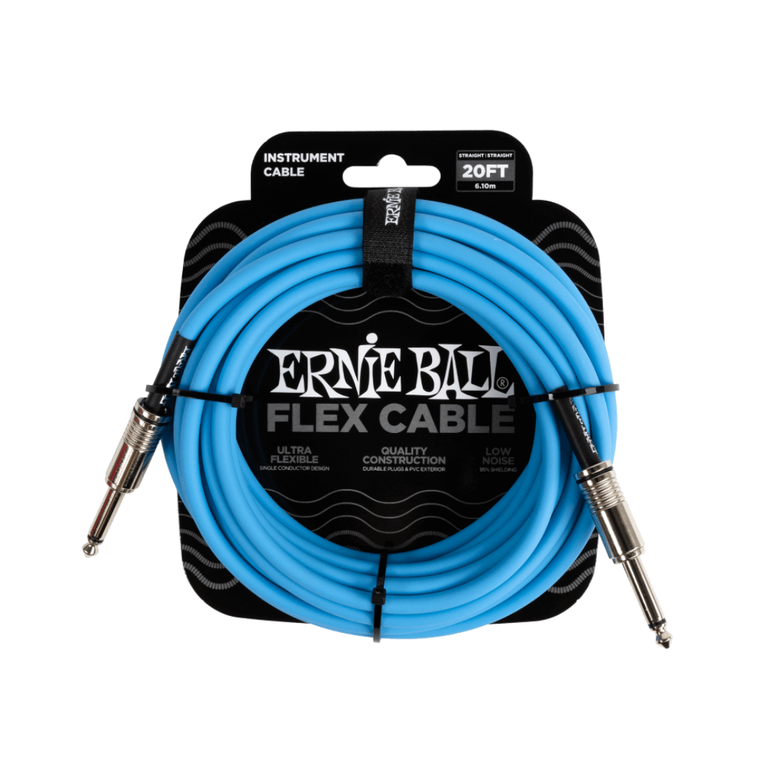 Ernie Ball Cavo Flex Instrument Dritto/Dritto 5m - Vari Colori