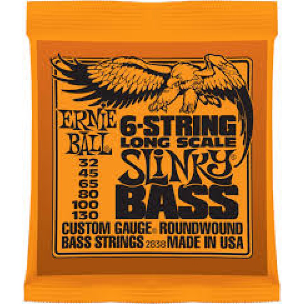 ERNIE BALL 2838 6-STRING LONG SCALE SLINKY BASS