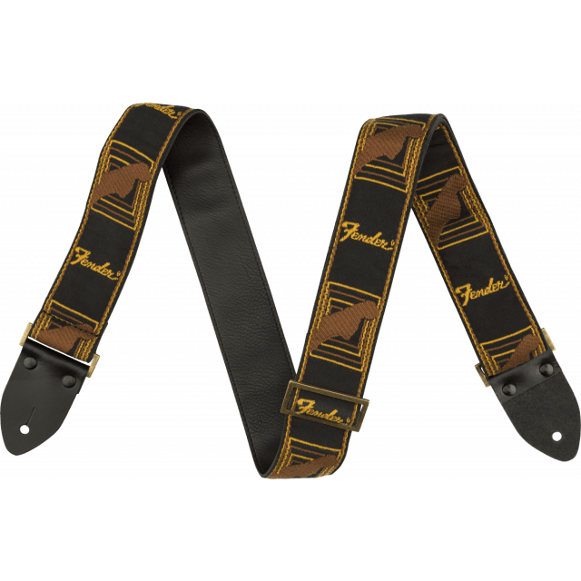 0990681000 BLK/YELLOW/BROWN MONO STRAP