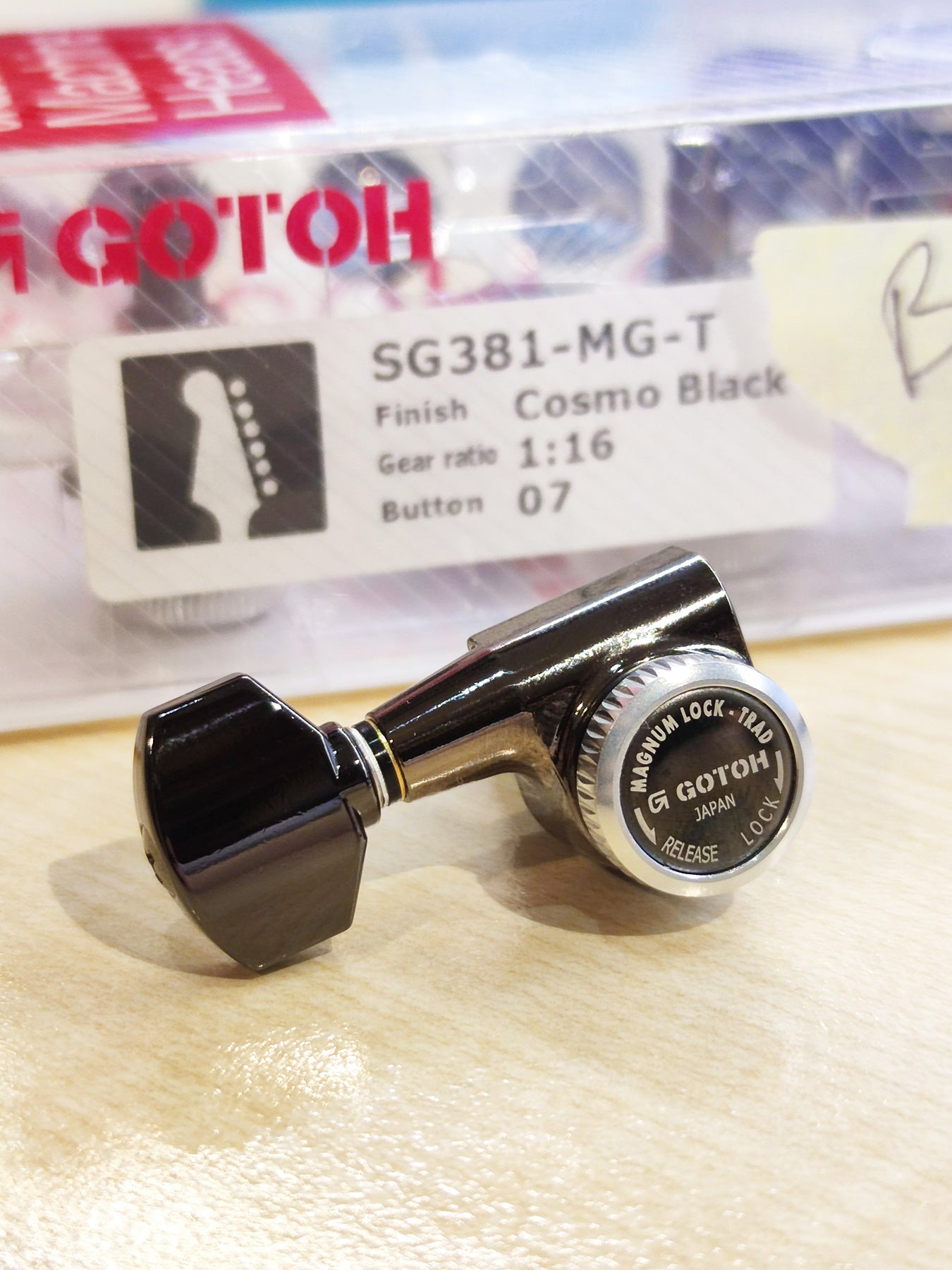 Gotoh SG381-MG-T Cosmo Black 6 pz