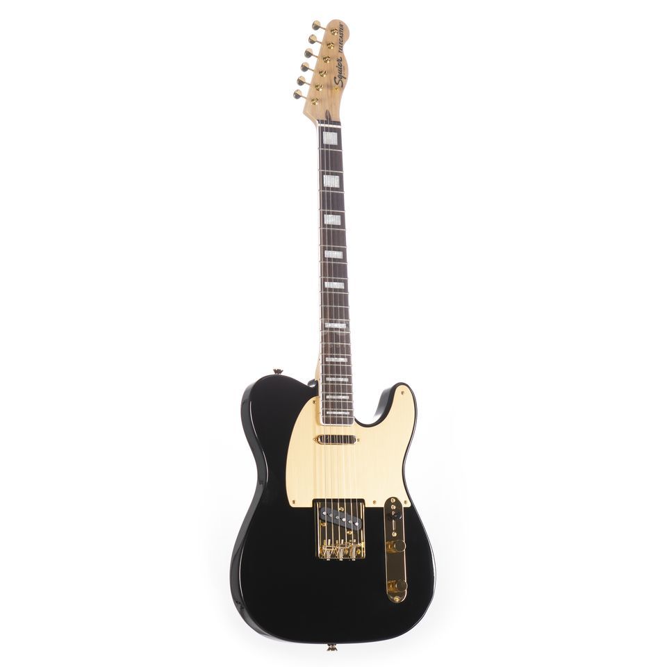 Fender Squier 40th Anniversary Telecaster Gold Edition LRL Black