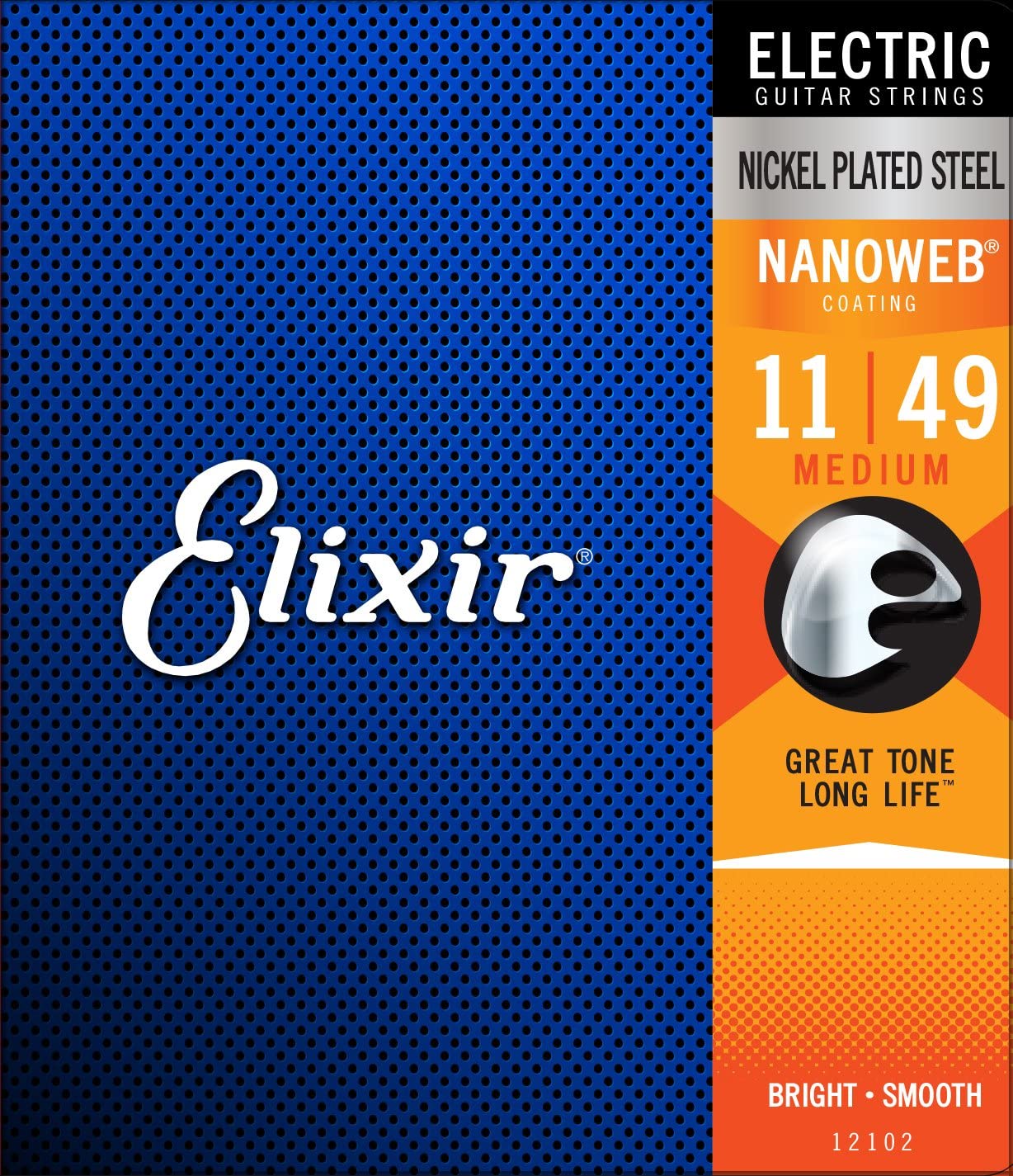 Corde per chitarra elettrica Elixir Diverse Misure: Super Light 009-042 / Custom Light 009-046 / Light 010-046 / Medium 011-049