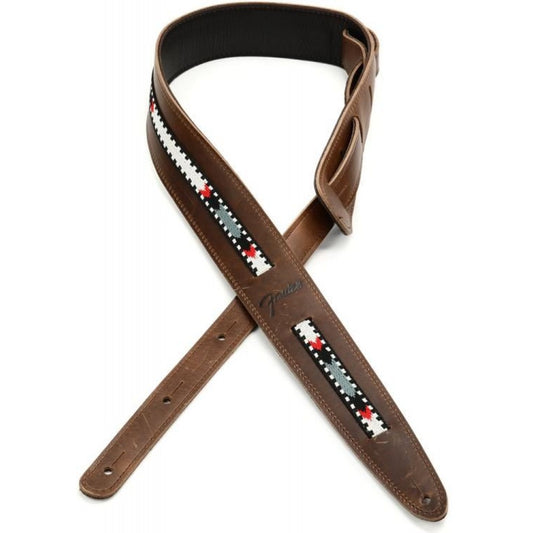 Fender Paramount Acoustic Leather Strap Brown