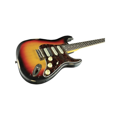 Eko Stratocaster Relic Sunburst