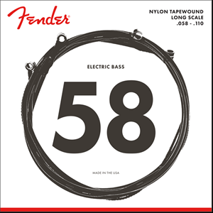 FENDER 9120 NYLON TAPEWOUND BASS STRINGS 58/110