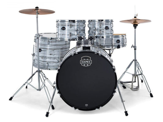 MAPEX CM5044FTCI Comet Fusion 5 Pezzi White Marblewood Con Hardware E Piatti