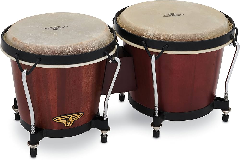 LATIN PERCUSSION Bongos Cp Traditional Dark Wood