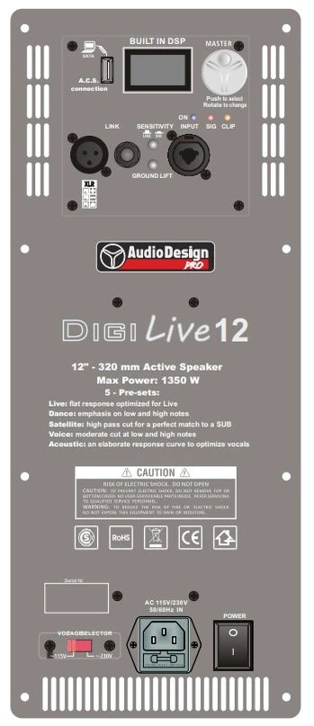 Audio Design Digi Live 12