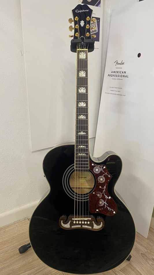 EPIPHONE EJ200SCE Black - Usato garantito