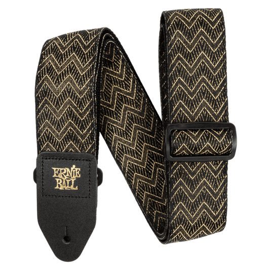 Ernie Ball P05626 Tracolla Classic Jacquard per chitarra/basso – Golden Waves