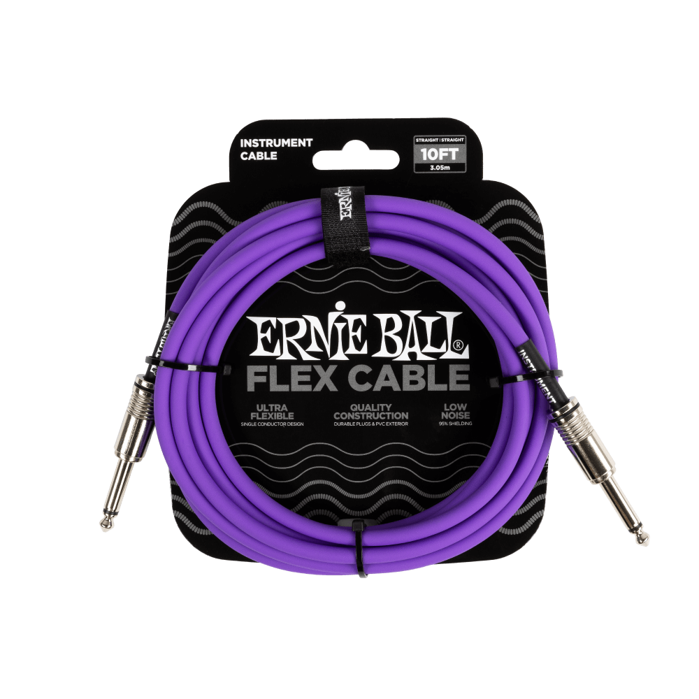 Ernie Ball Cavo Flex Instrument Dritto/Dritto 3m - Vari Colori