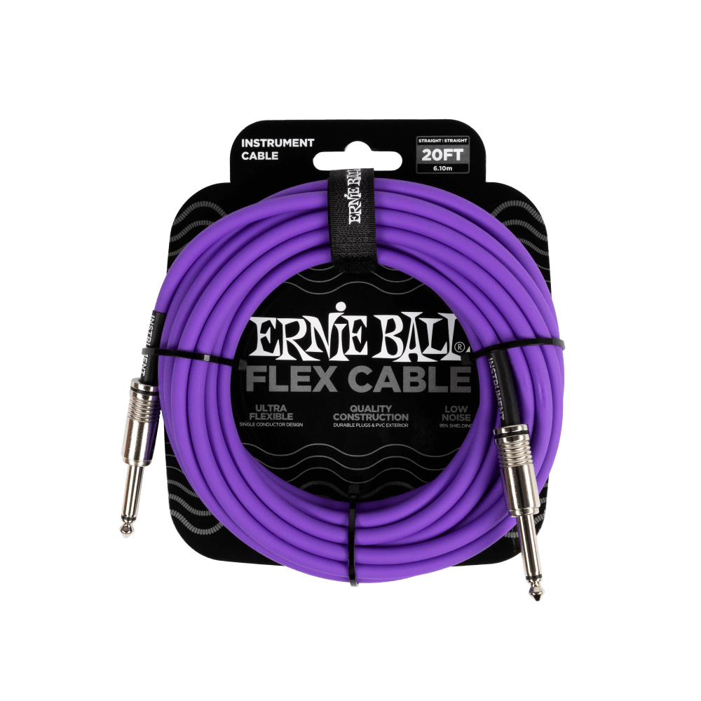 Ernie Ball Cavo Flex Instrument Dritto/Dritto 5m - Vari Colori