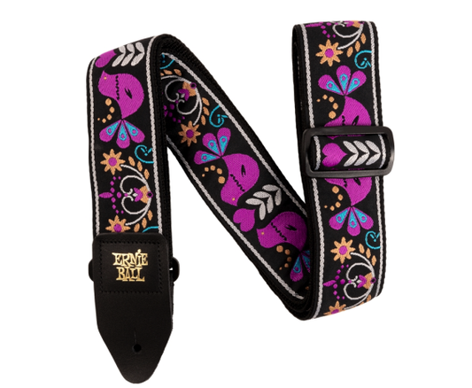 Ernie Ball - 5331 Purple Bird Lupin Jacquard Strap