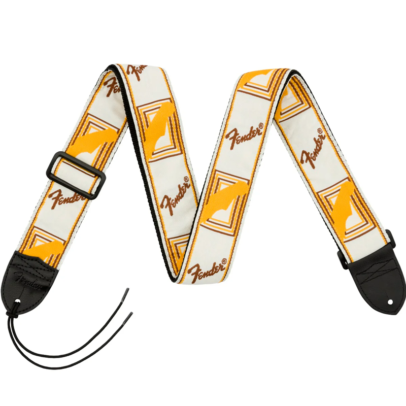 Fender 2" Strap White/Brown/Yellow Strap