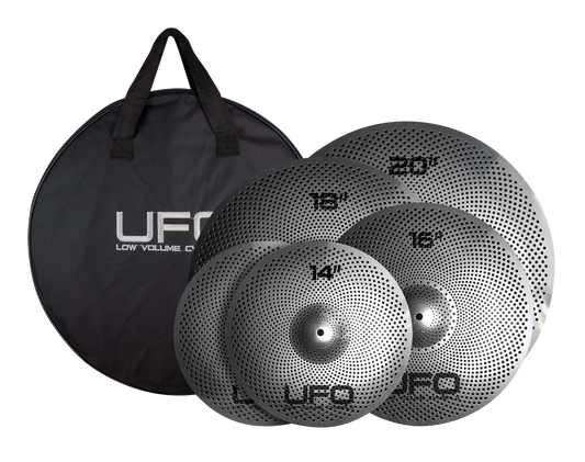 UFO Low Volume Cymbals Set 2 con Borsa