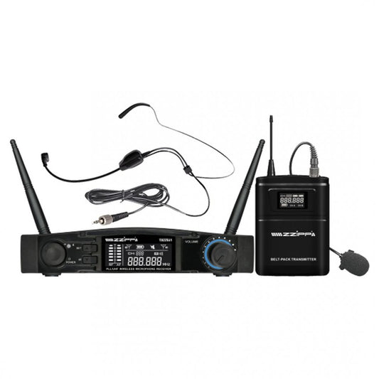 ZZIPP TXZZ541 UHF Headband Wireless Microphone Set